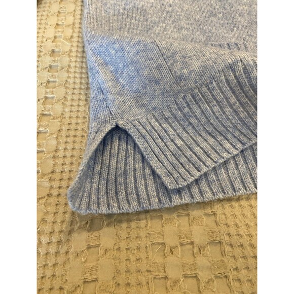 Ella Moss Cardigan Sweater Fuzzy Oversized Medium Light Blue Pockets Super Soft - Picture 12 of 12